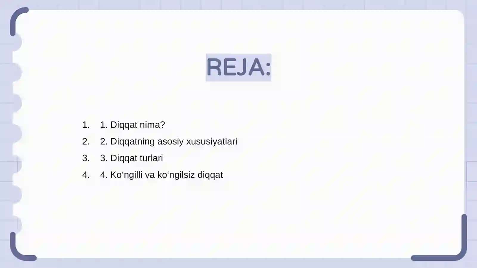 Diqqat haqida tushuncha 2