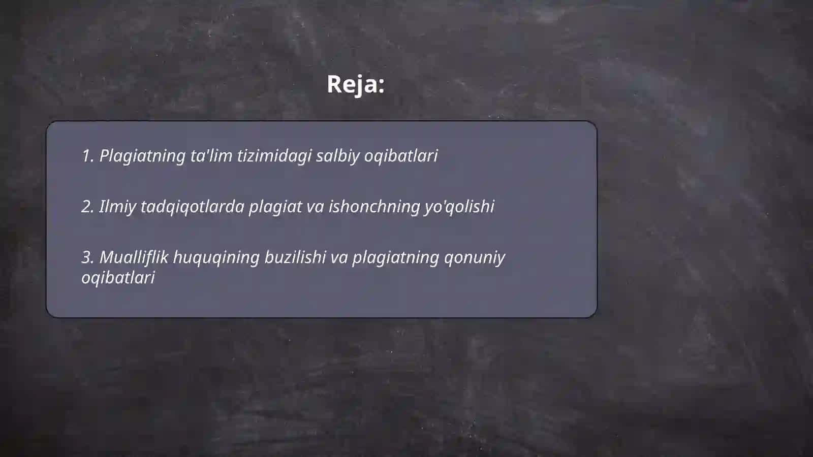 Plagiat va uning salbiy oqibatlari 2