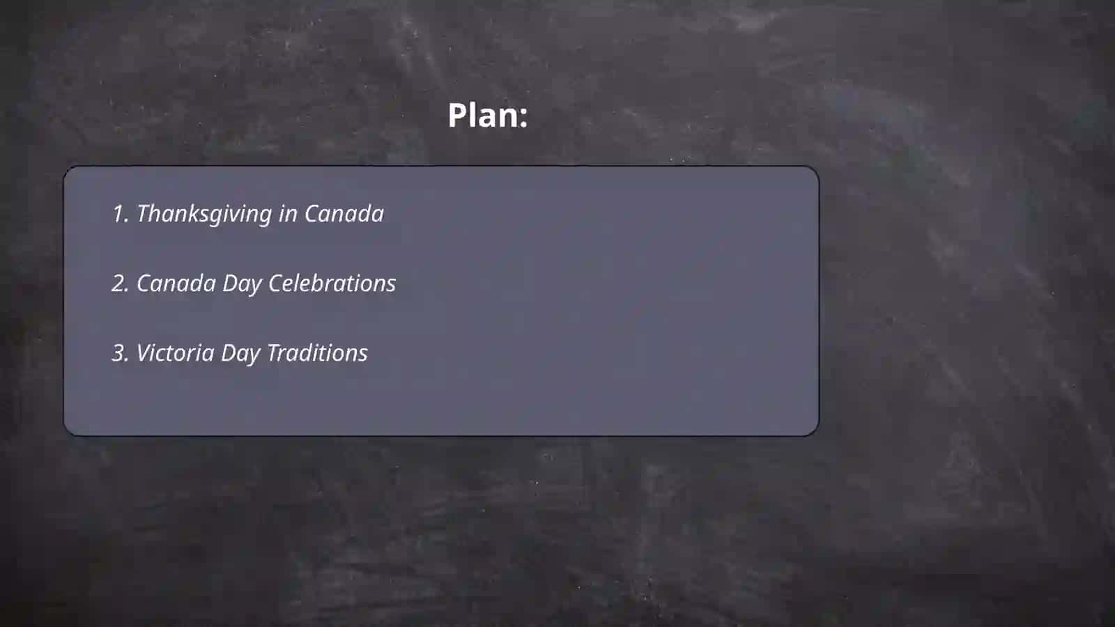 Canadian traditions and holidays 2