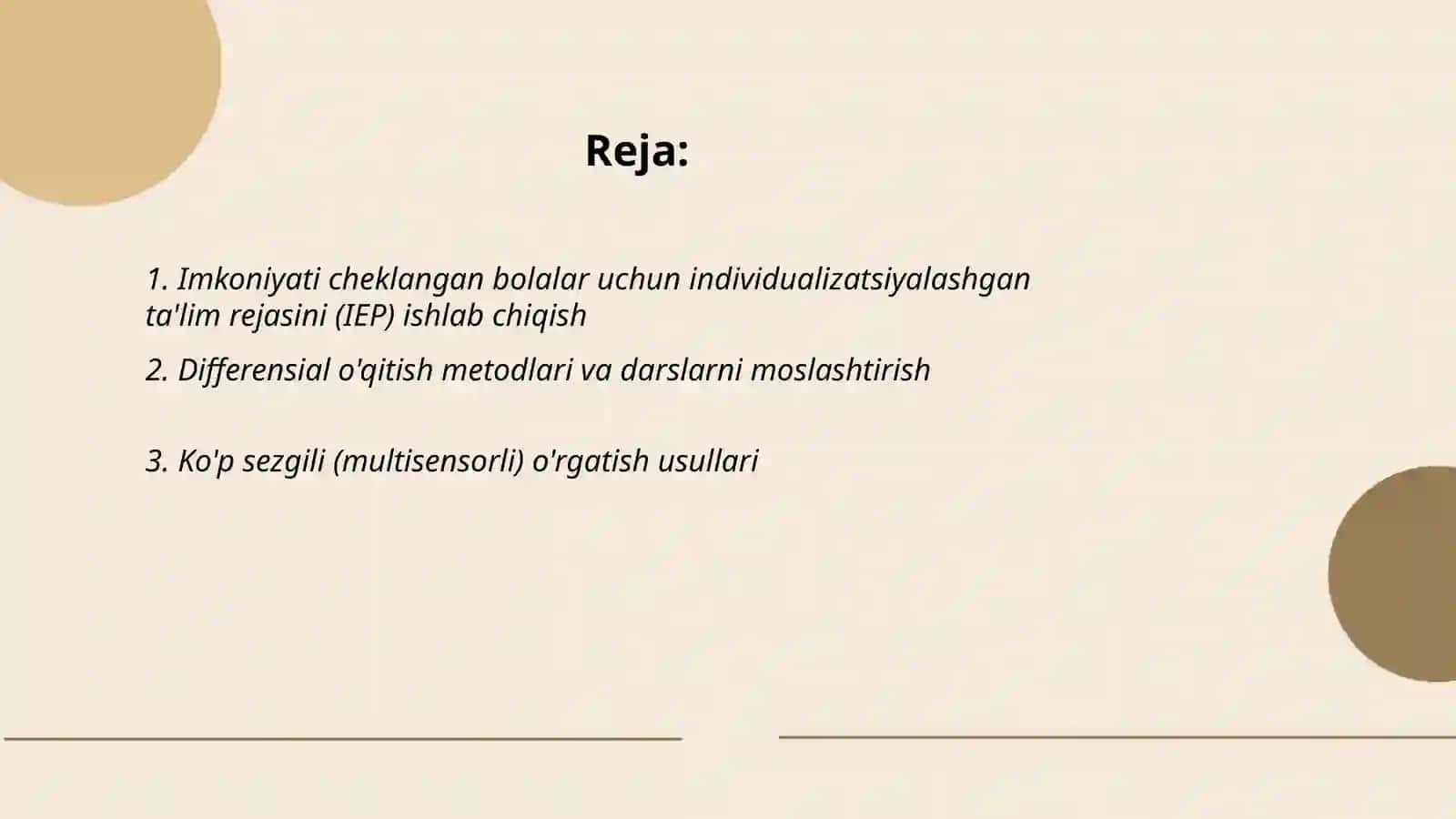 Imkoniyati cheklangan bolalarini o‘qitishda ta’lim metodlari va vositalari 2