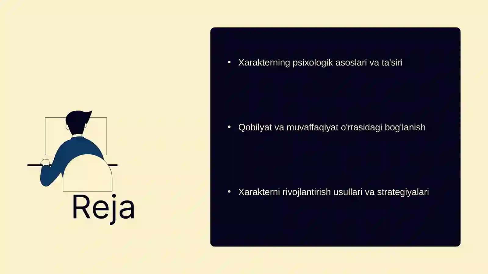 Xarakter va qobilyat 2