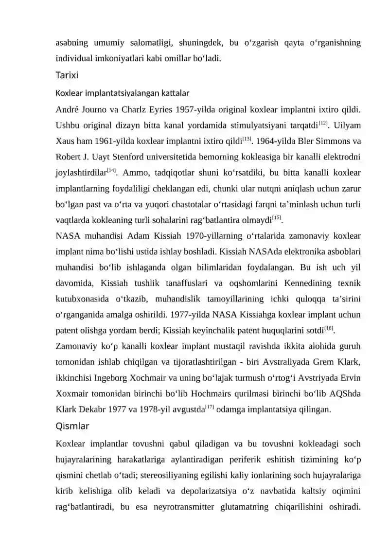 Koxlear implanti bolalar uchun ta'lim 2
