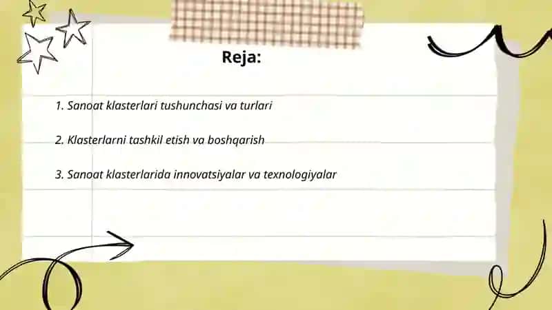 Sanoat kllasterlari 2