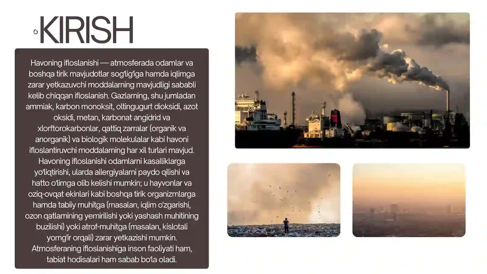 Havoning ifloslanishi 2