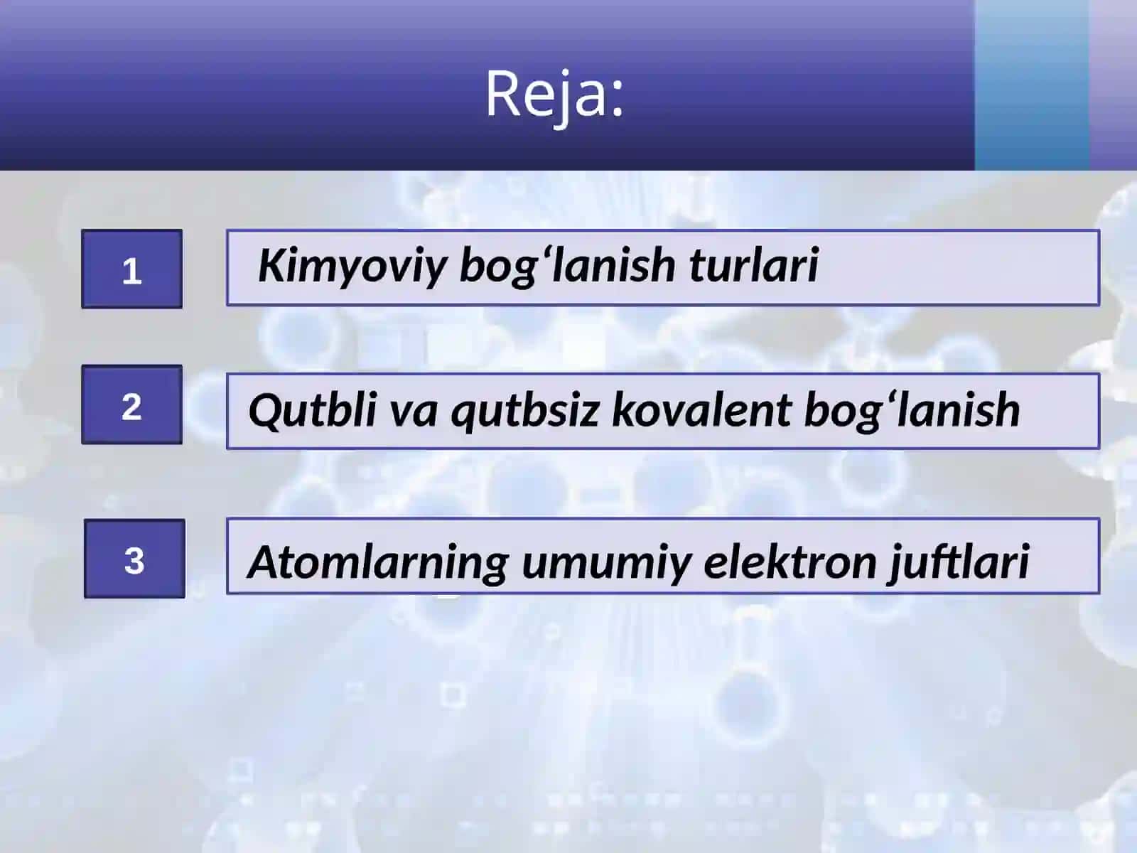 Kimyoviy bog‘lanishturlari 2