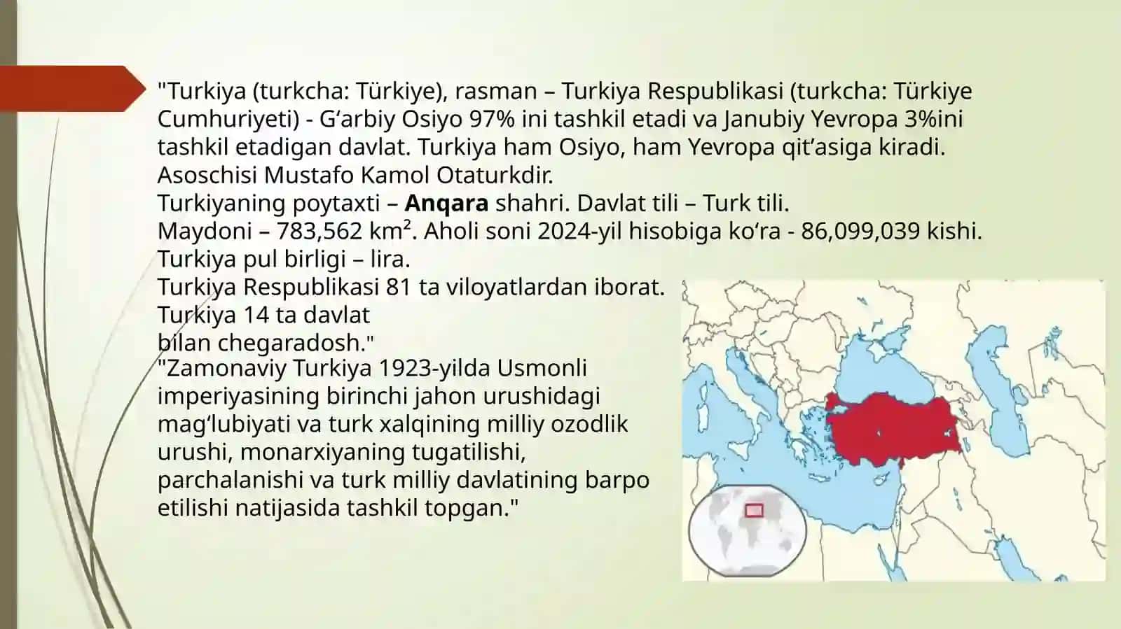 Turkiyaning kelib chiqishi va mashhur shaharlari 2