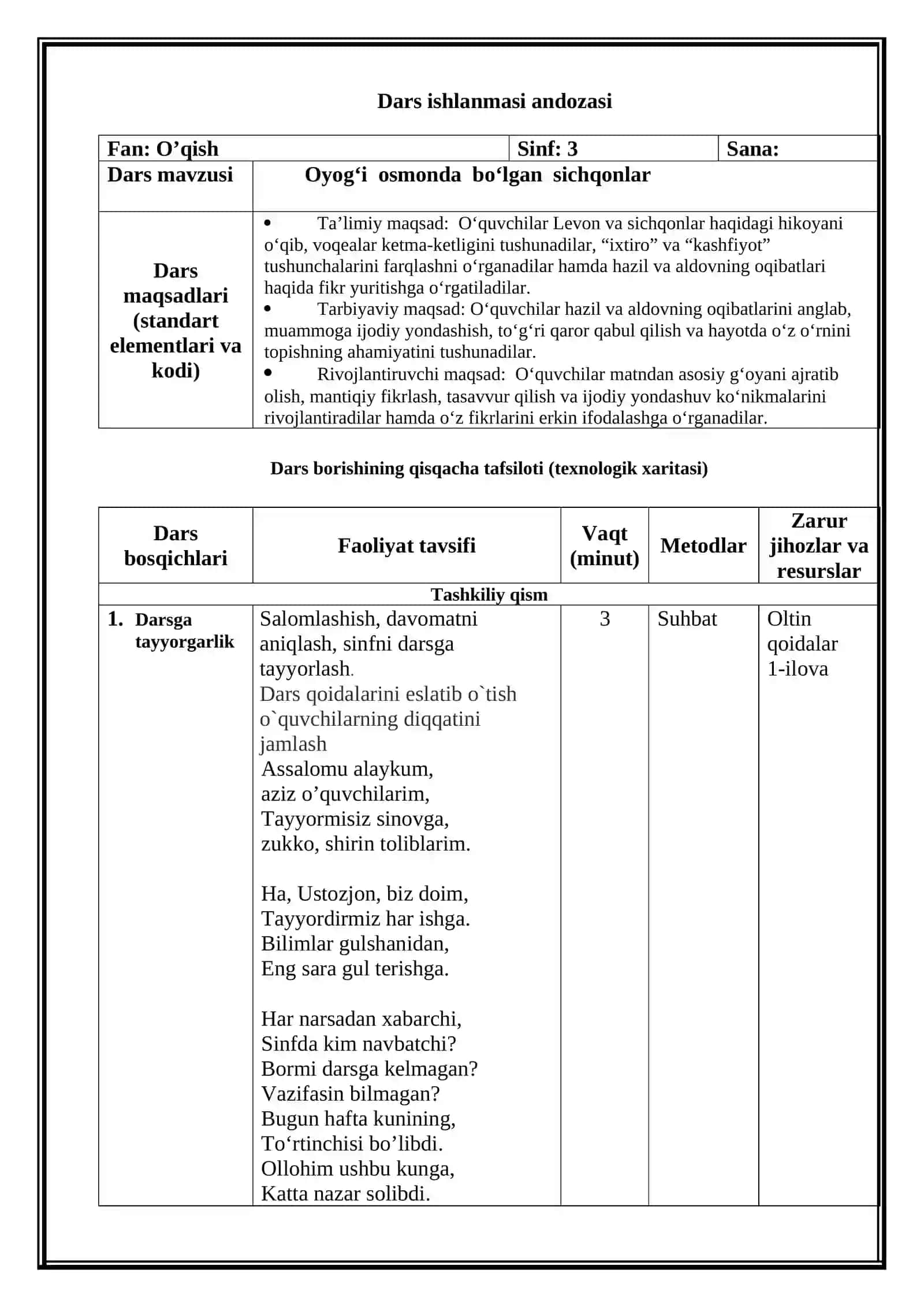 Oyog‘i osmonda bo‘lgan sichqonlar (Mikrodars Ishlanma) 2