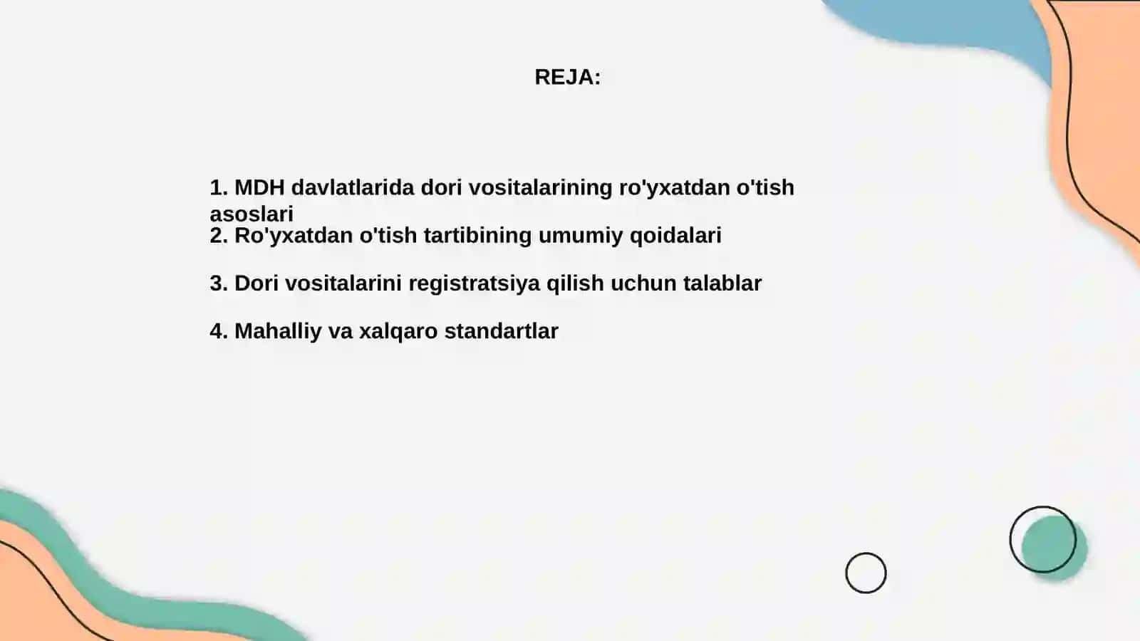 MDH davlatlarida dori vositalarini davlat ròyhatidan òtkazish tartibi 2