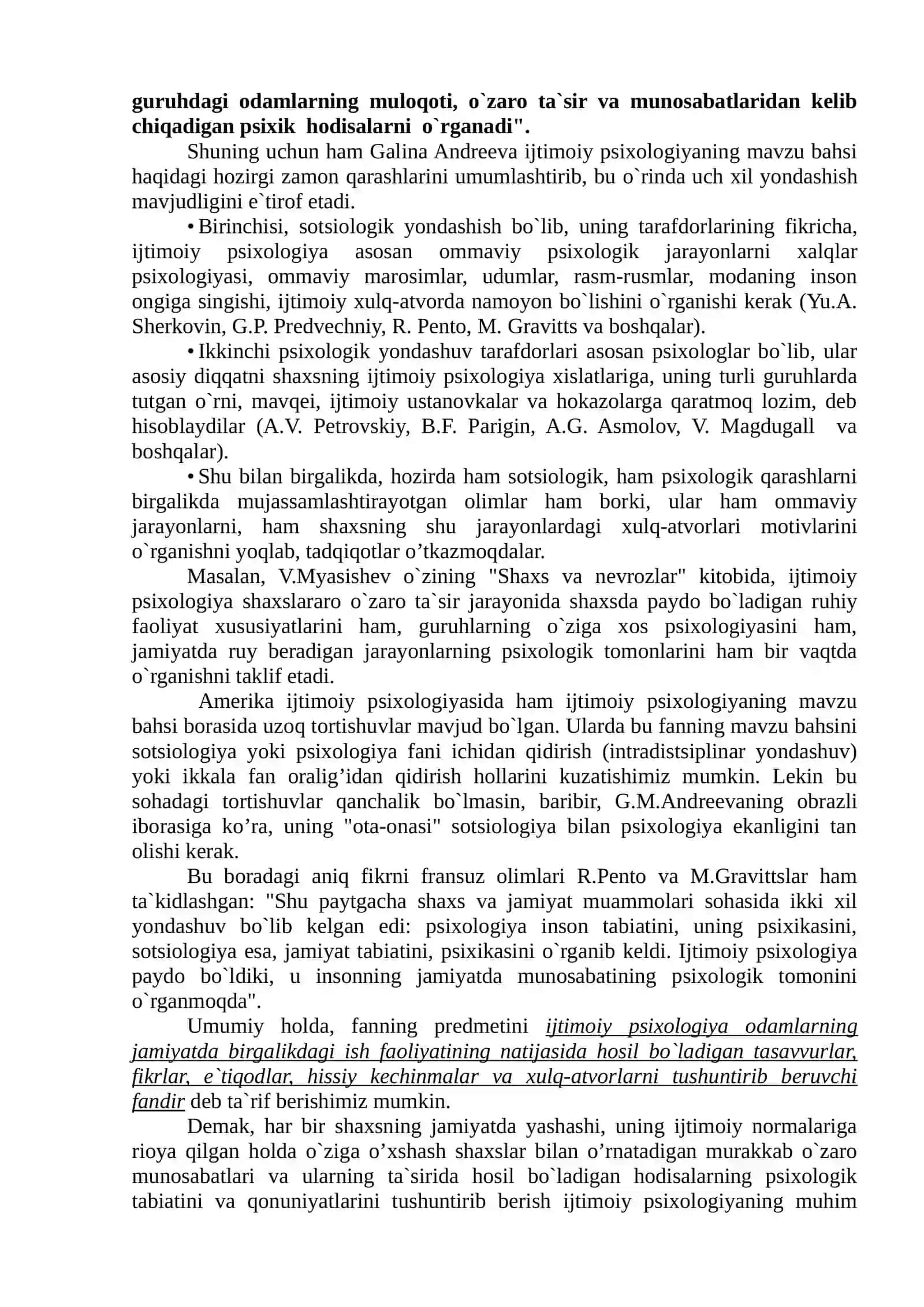 Ijtimoiy psixologiyaning mavzu bahsi 2