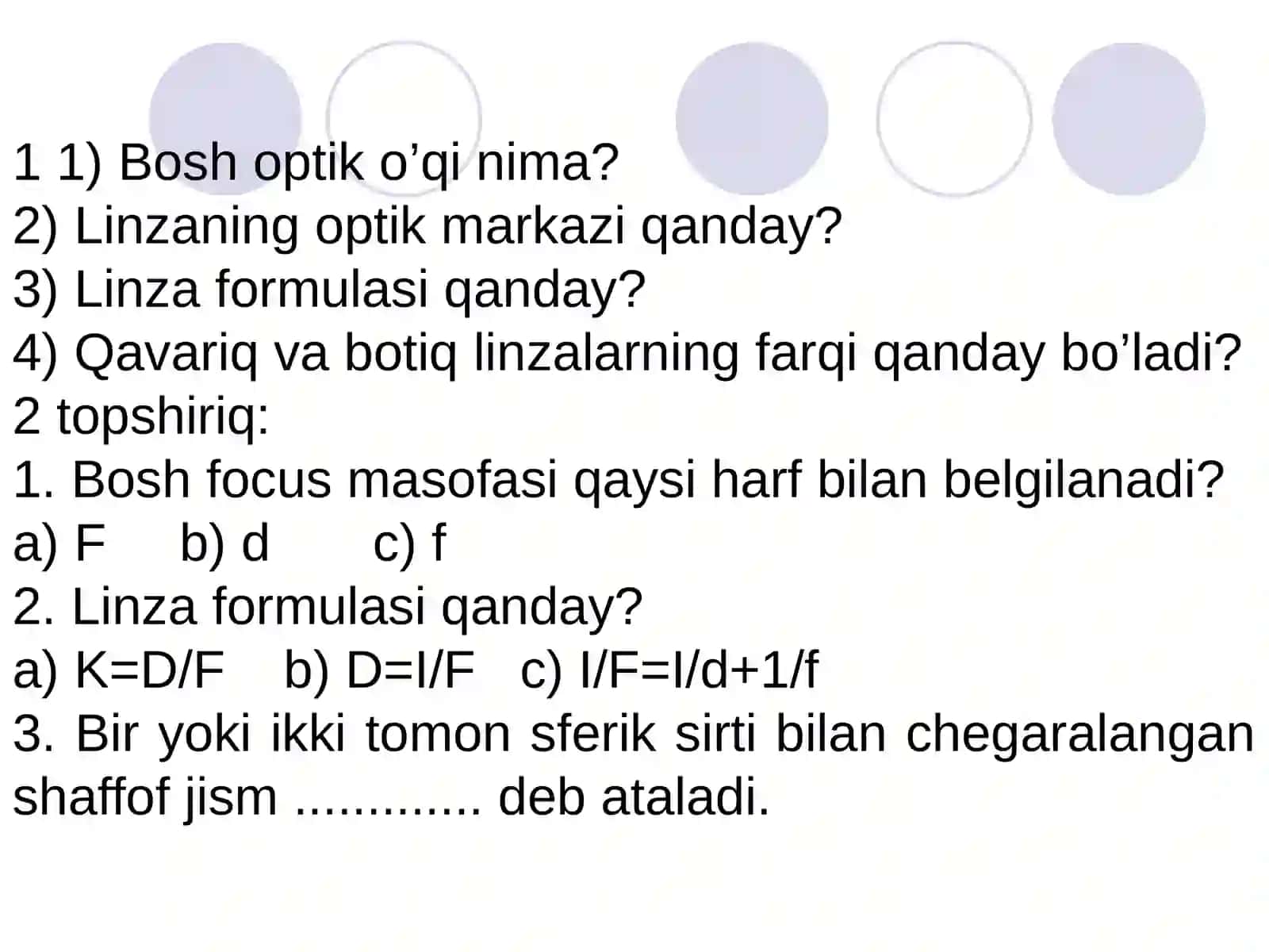 Optikasboblar 2