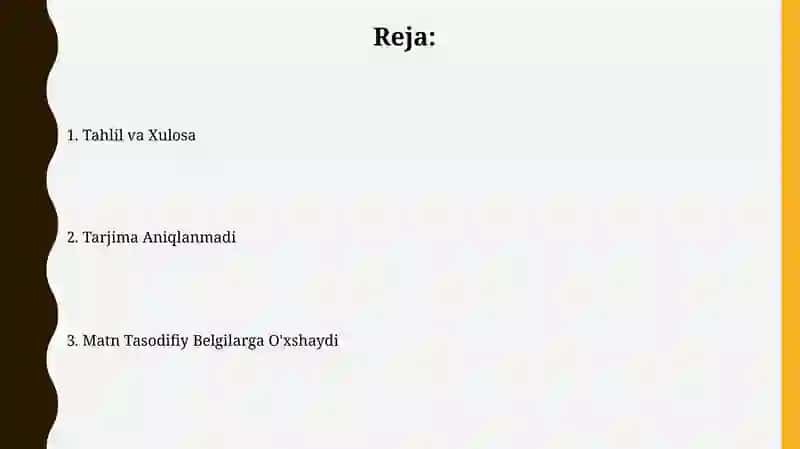 Kodlash tizimlarini tekshirish 2