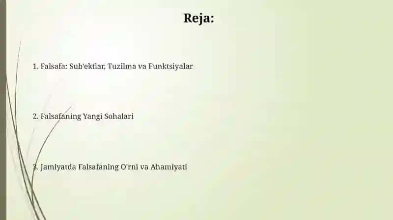 Falsafa sub'ektlari 2