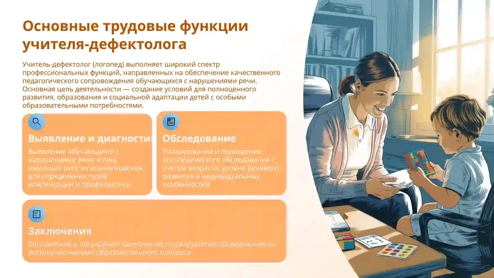 Трудовые функции учителя-дефектолога (логопеда) 2