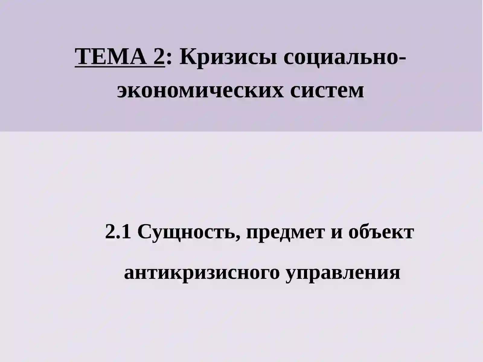 Антикризисное управление 2