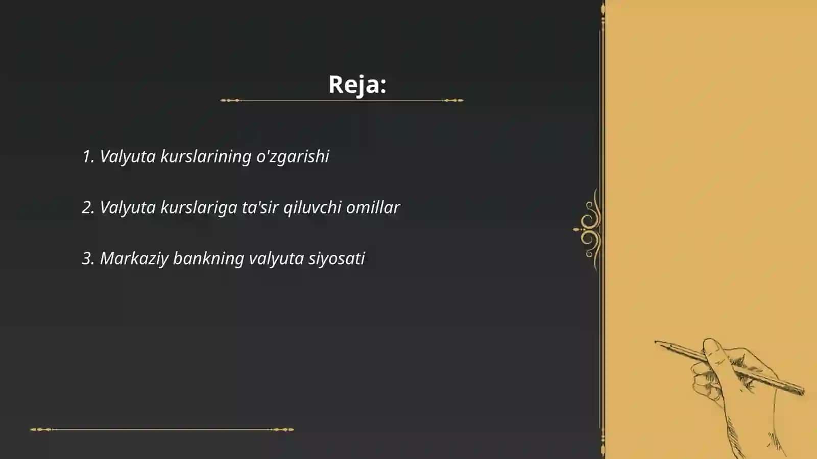 Valyuta kursi 2