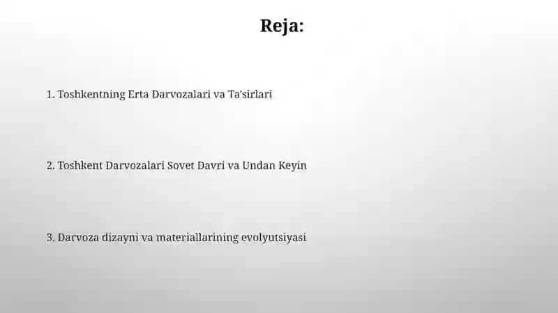 Toshkent darvozalari arxitekturasi tarixi 2