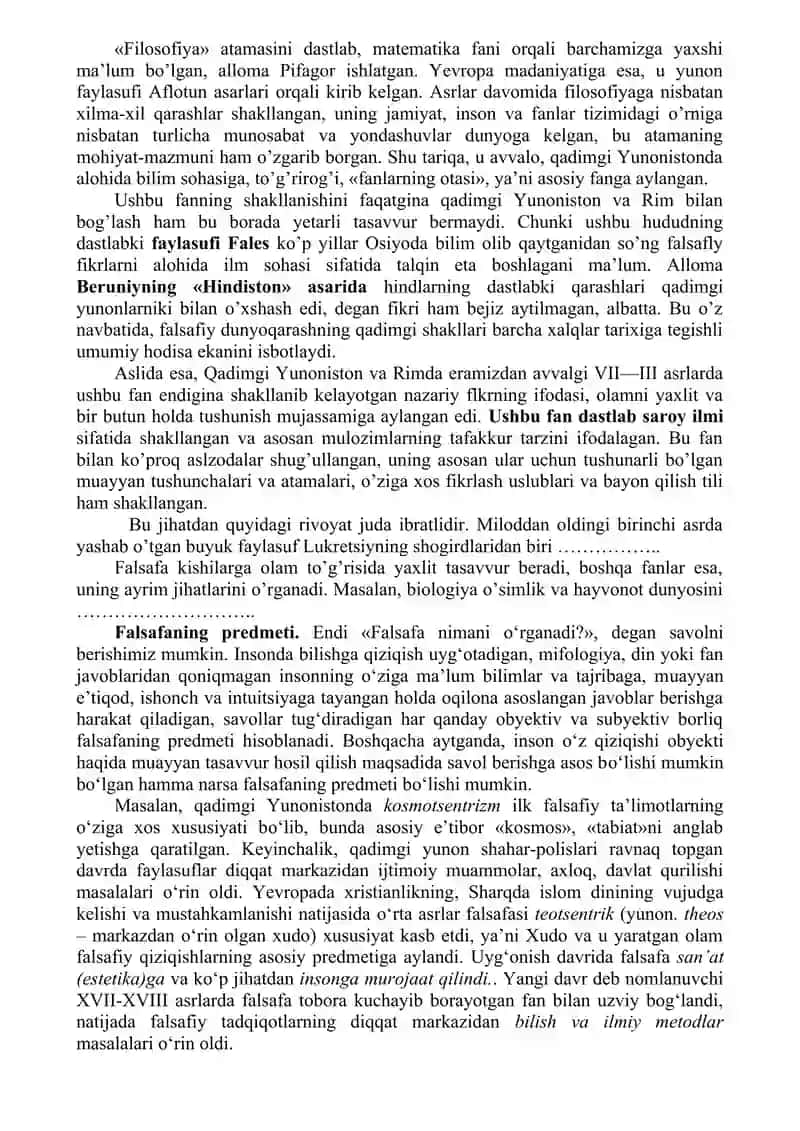 Falsafa va uning jamiyat hayotidagi roli 2