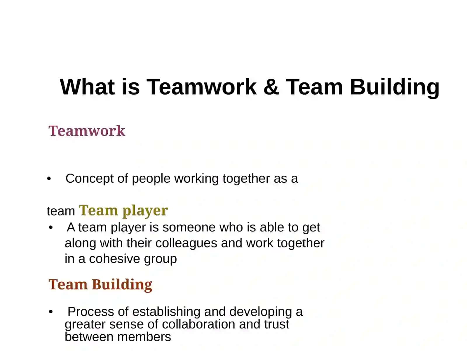 Team Building 2
