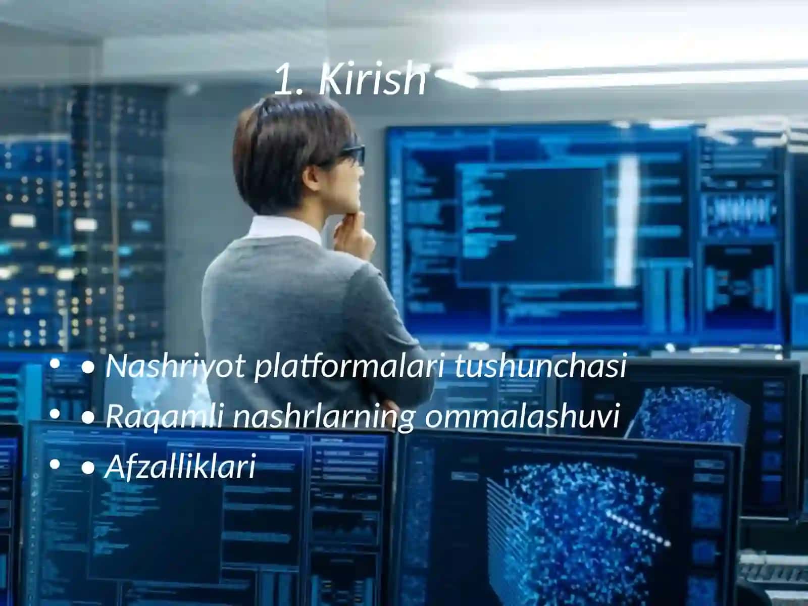 Nashriyot platformalari bilan ishlash 2