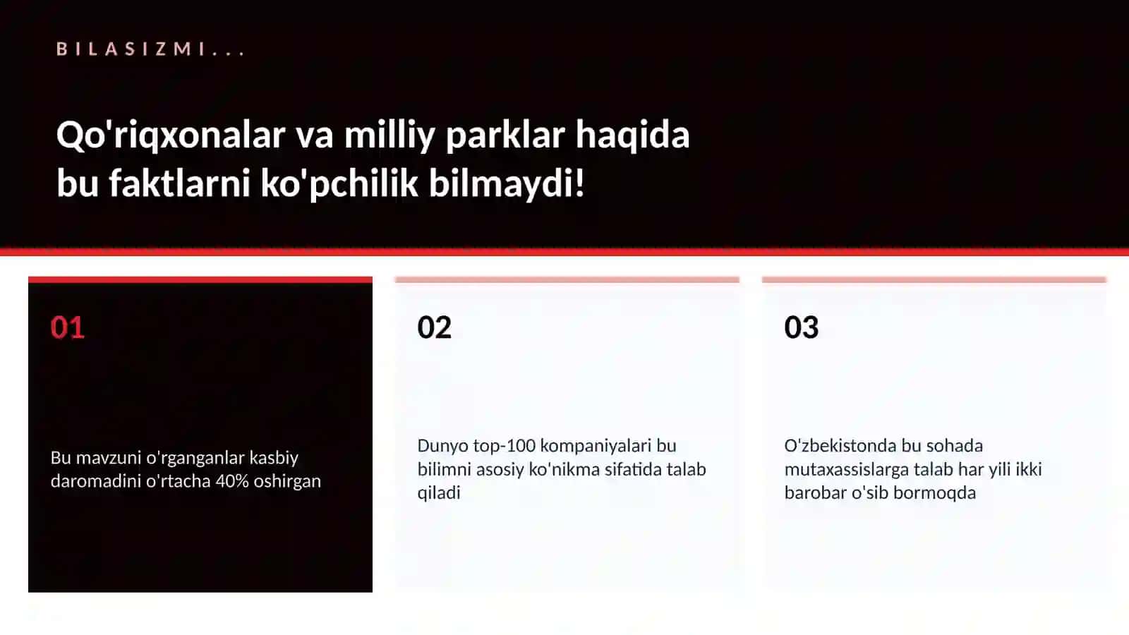 Qo'riqxonalar va milliy parklar 2