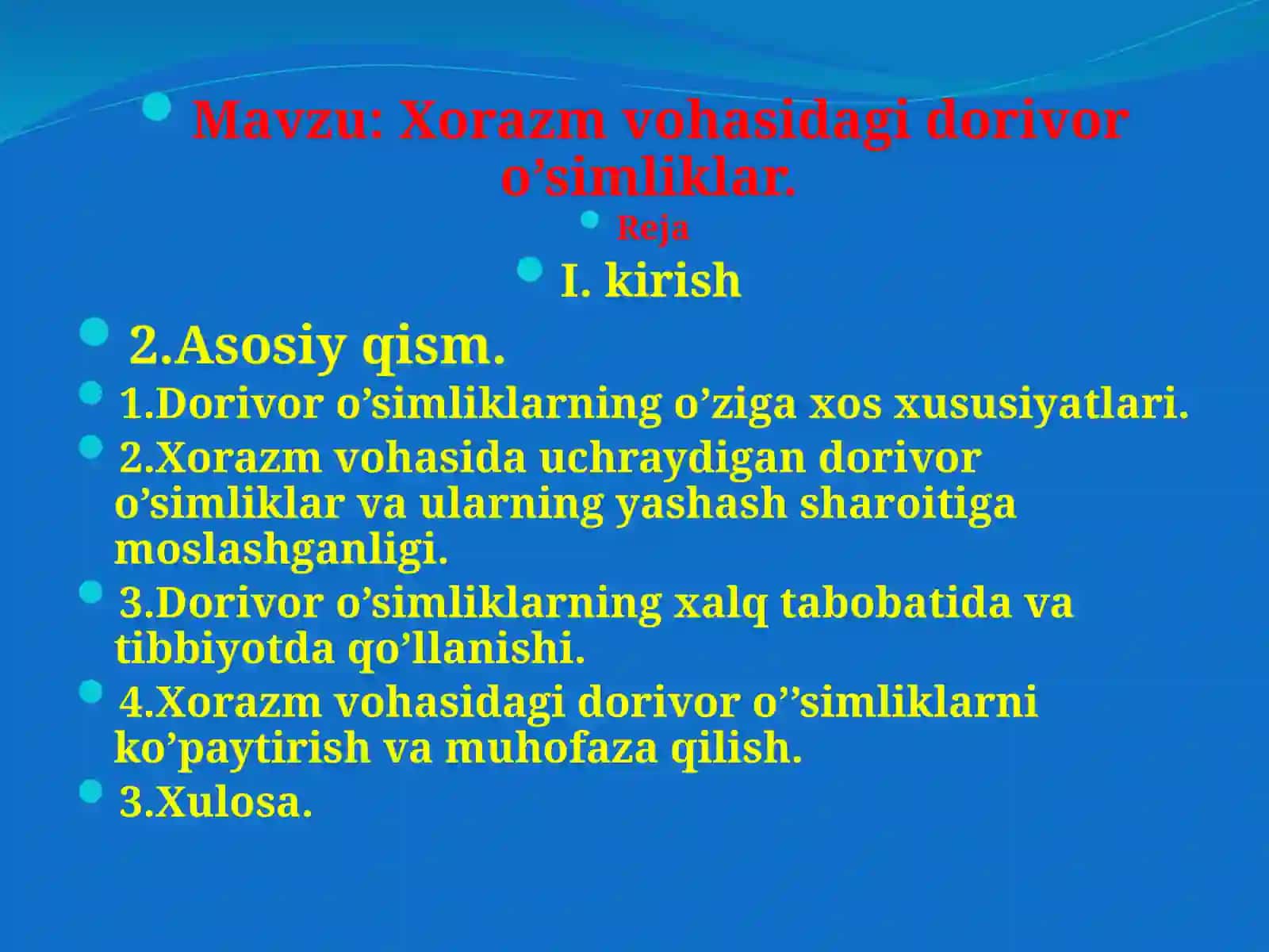 Xorazm vohasida g‘orivoro’simliklar 2