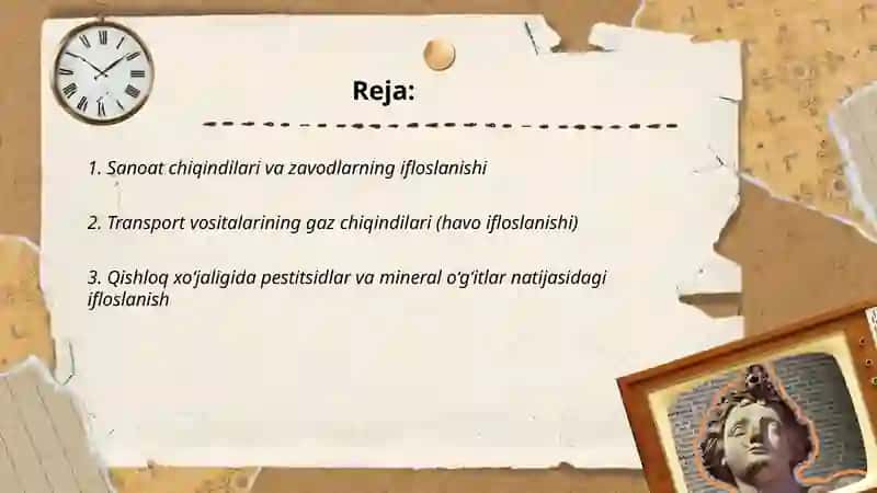 Atrof muhitni ifloslantiruvchi asosiy omillar 2