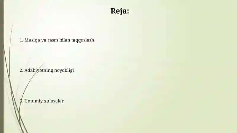 Badiiy adabiyotning o'ziga xosligi 2