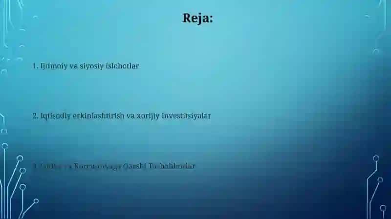 Ijtimoiy va siyosiy islohotlar 2