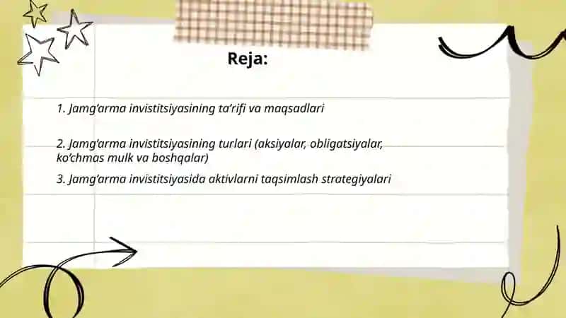 Jamg‘arma invistitsiyasi 2