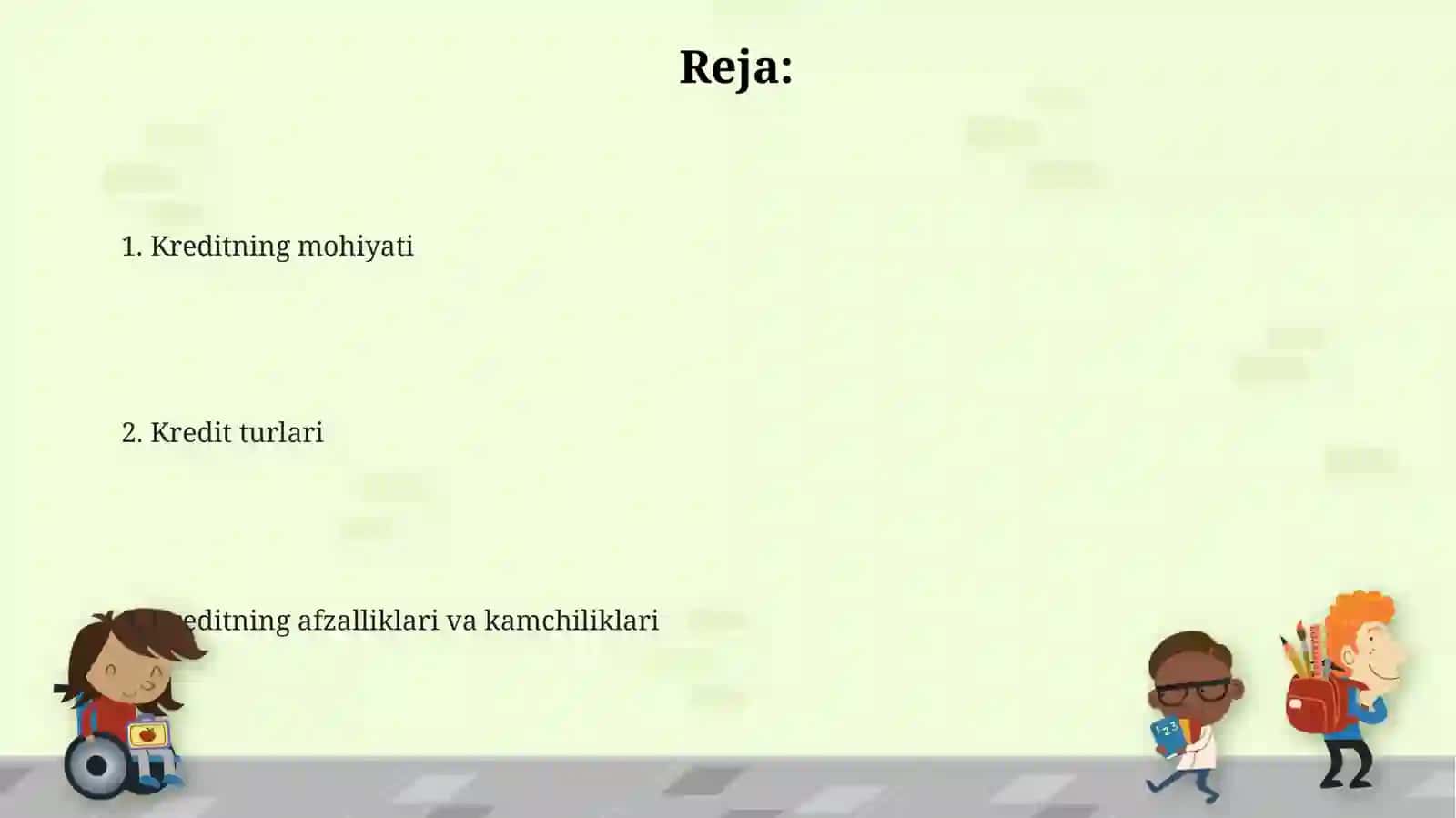 Kredet va uning turlari 2