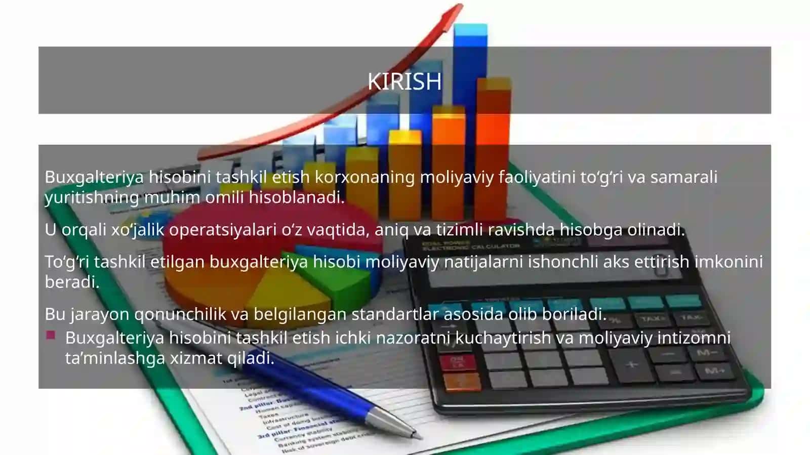 Buxgalteriya hisobini tashkil etish 2