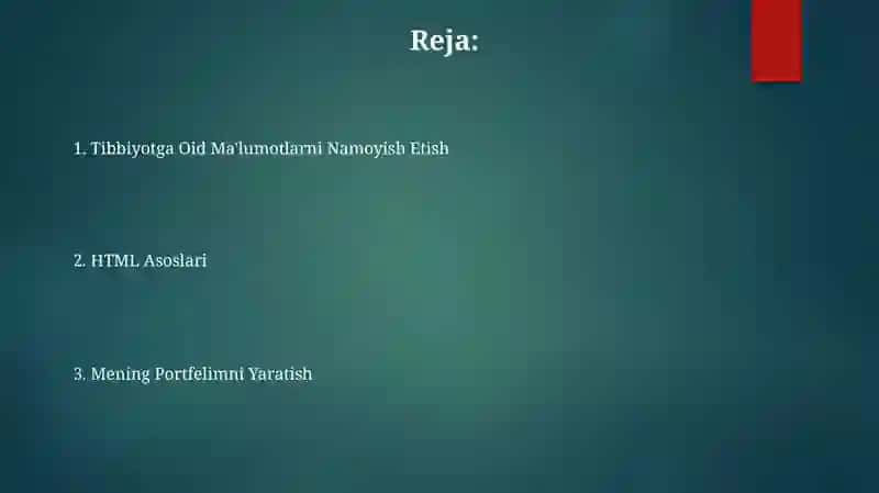 Men shifokorman portfoliosi 2