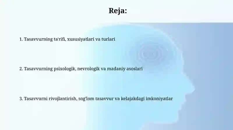 Xayol haqida tushuncha 2