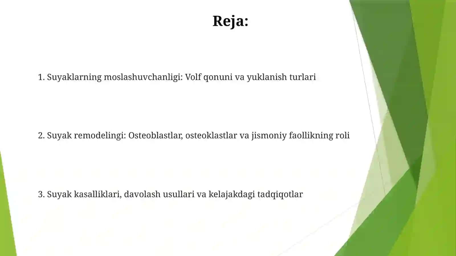 Mexanik harakatlarining suyaklarga ta'siri 2
