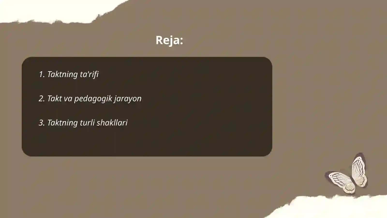 Takt va pedagogik takt haqida tushuncha 2