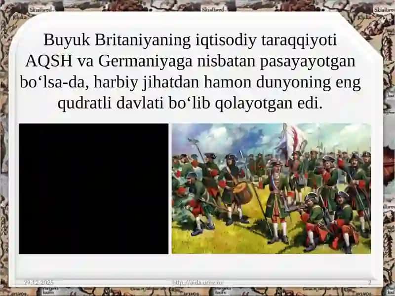 Buyuk Britaniyaning tashqi siyosati 2