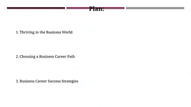 Choosing a Business Career Path 2