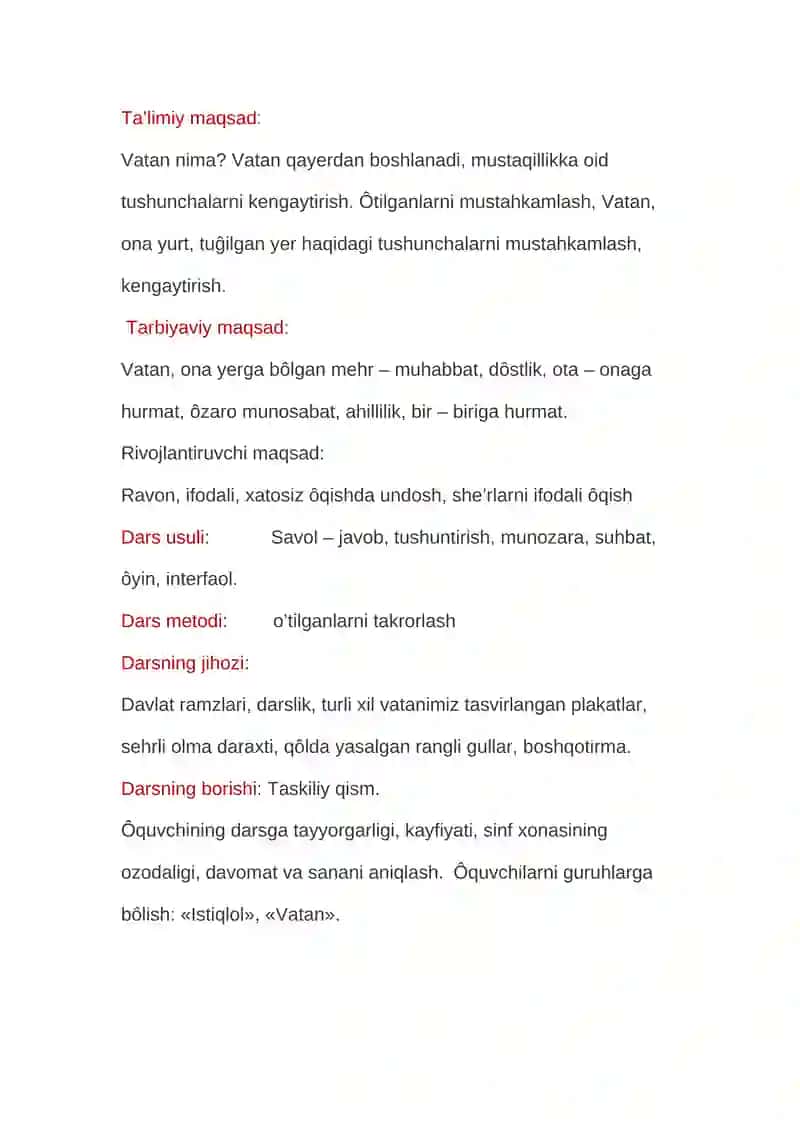 O’zbekiston mening Vatanim 2