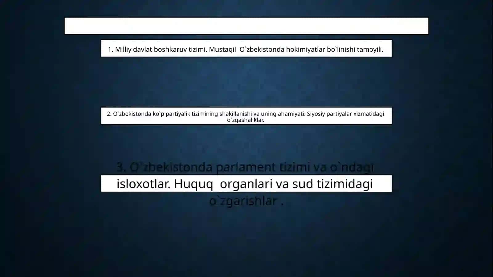 O`zbekistondadavlat-hokimiyatiningshakllanishi 2
