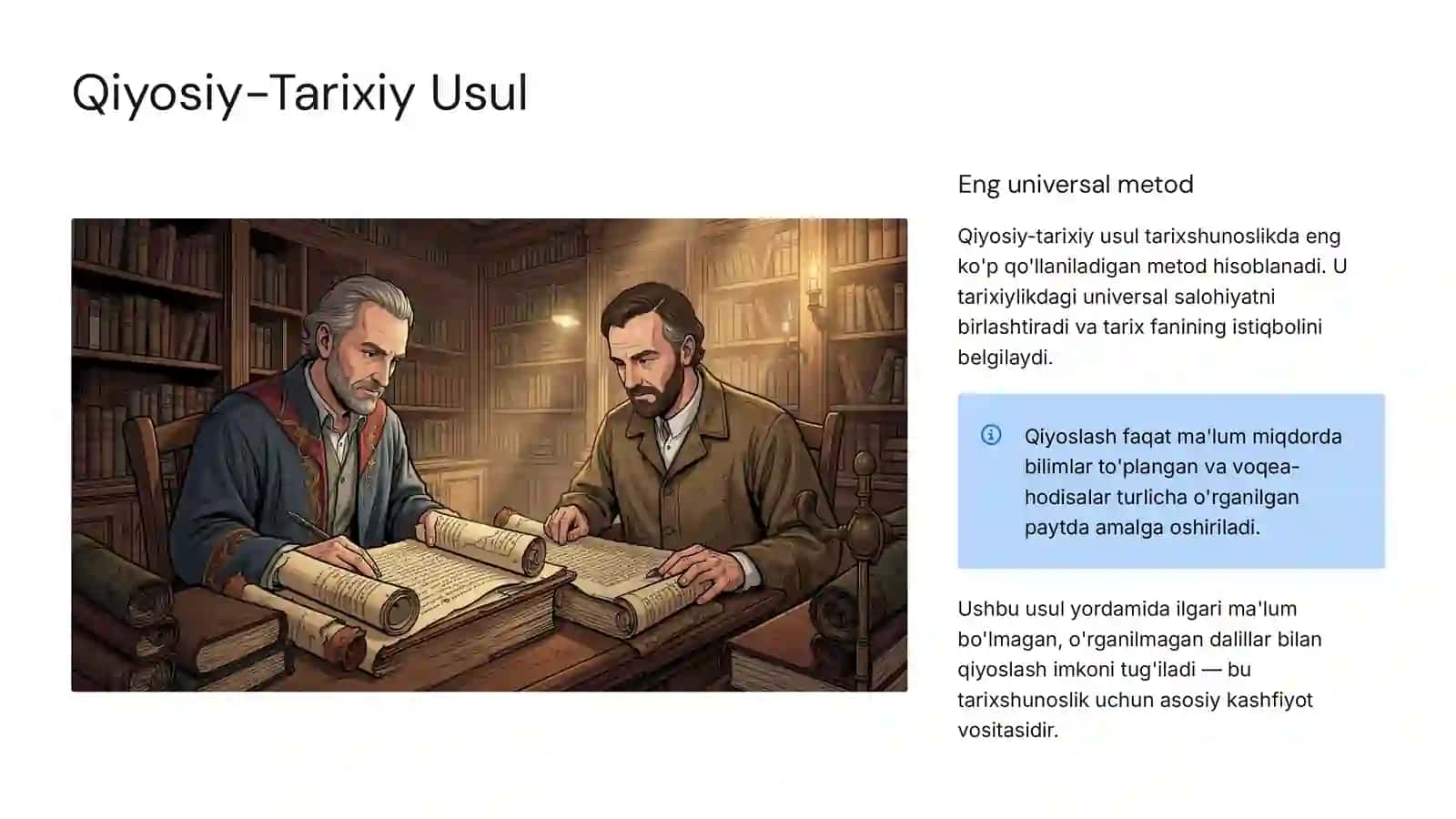 Tarixshunoslik Tadqiqot Usullari 2