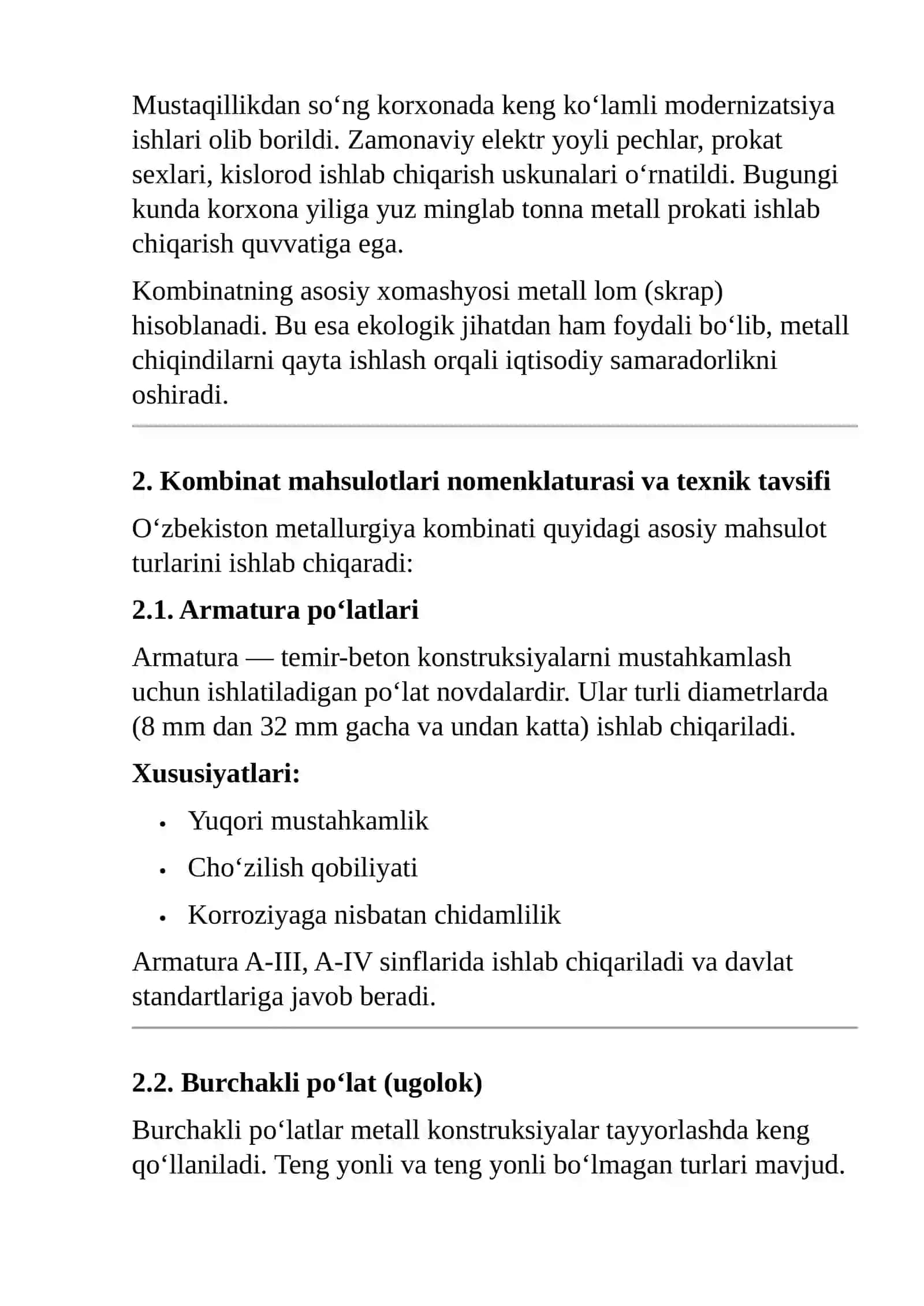 O'zbekiston metallurgiya kombinati 2