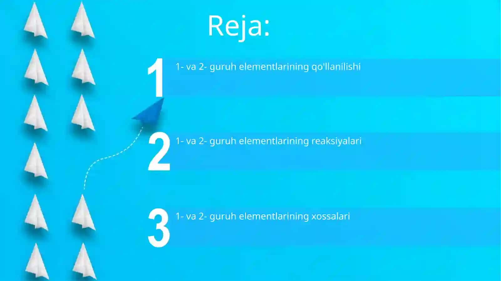 Davriy sistemaning qo‘shimcha guruhchasi elementlari 2