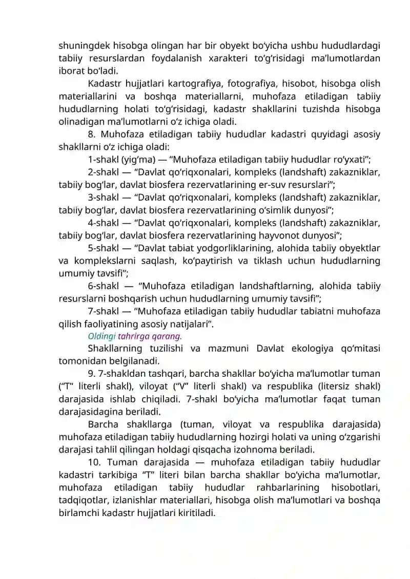 Davlat kadastrini hisobga olish obyektlari 2