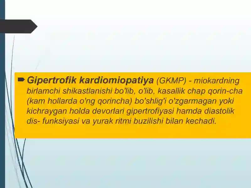 Gipertrofik kardiomiopatiya 2