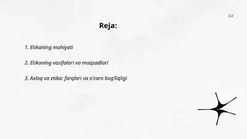 Etikaning mohiyati va ahamiyati 2