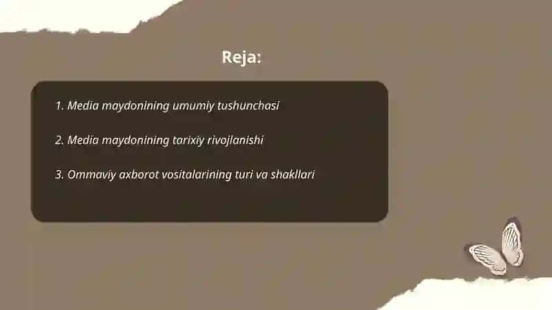 Media maydon tuzilishi va ta'siri 2