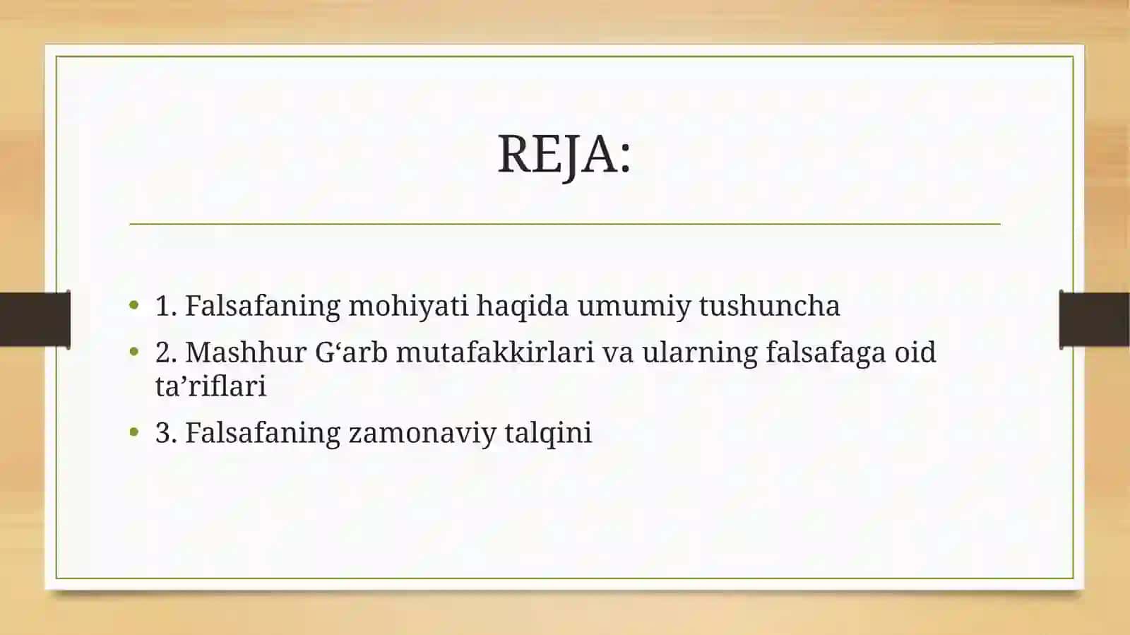 Falsafaning Mohiyati 2