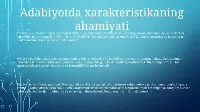 Tatqiqot Belgilarni Òrtacha Ahamiyati Va Turlari 2