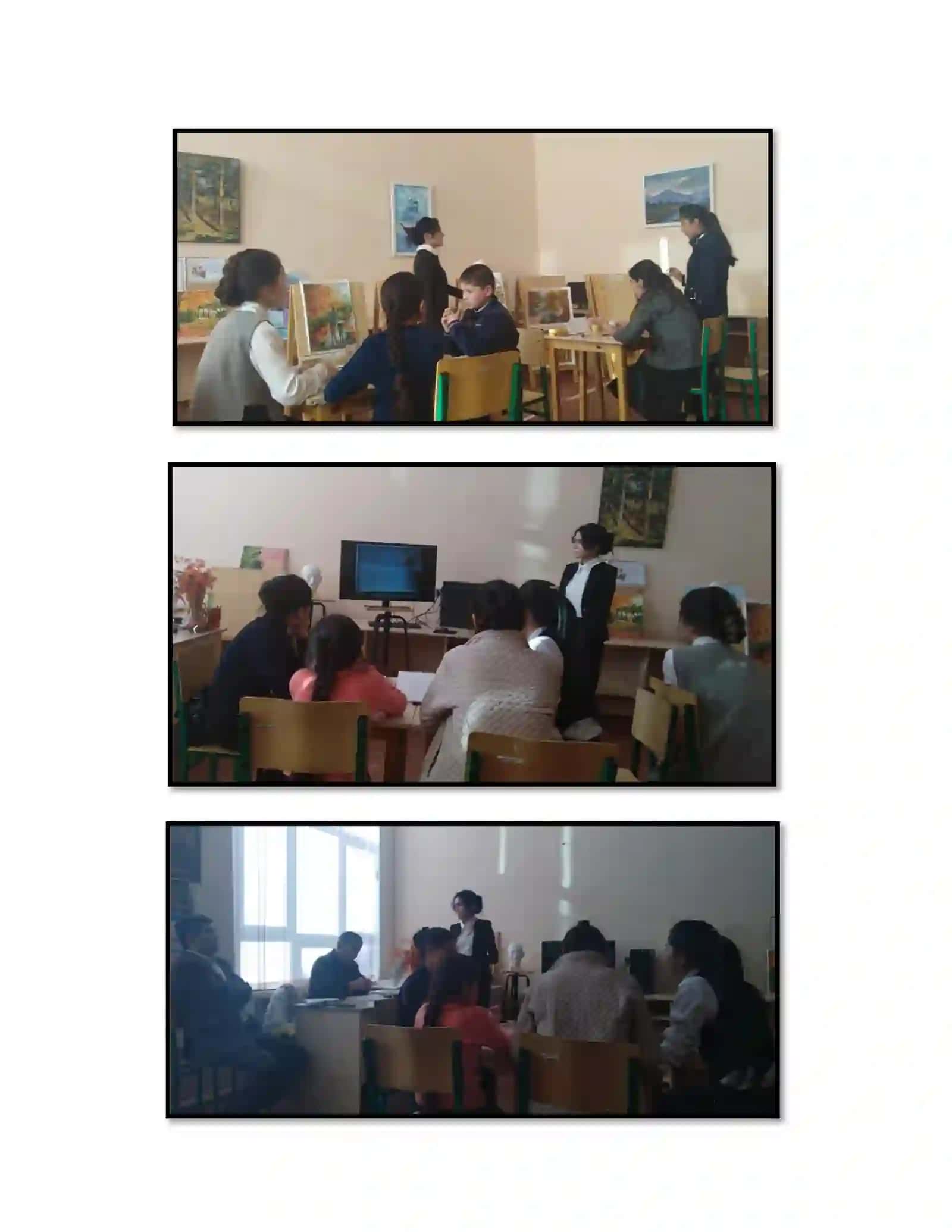 3-sinf Tasviriy san'at Kuz manzarasi mavzusida ochiq dars ishlanma 2
