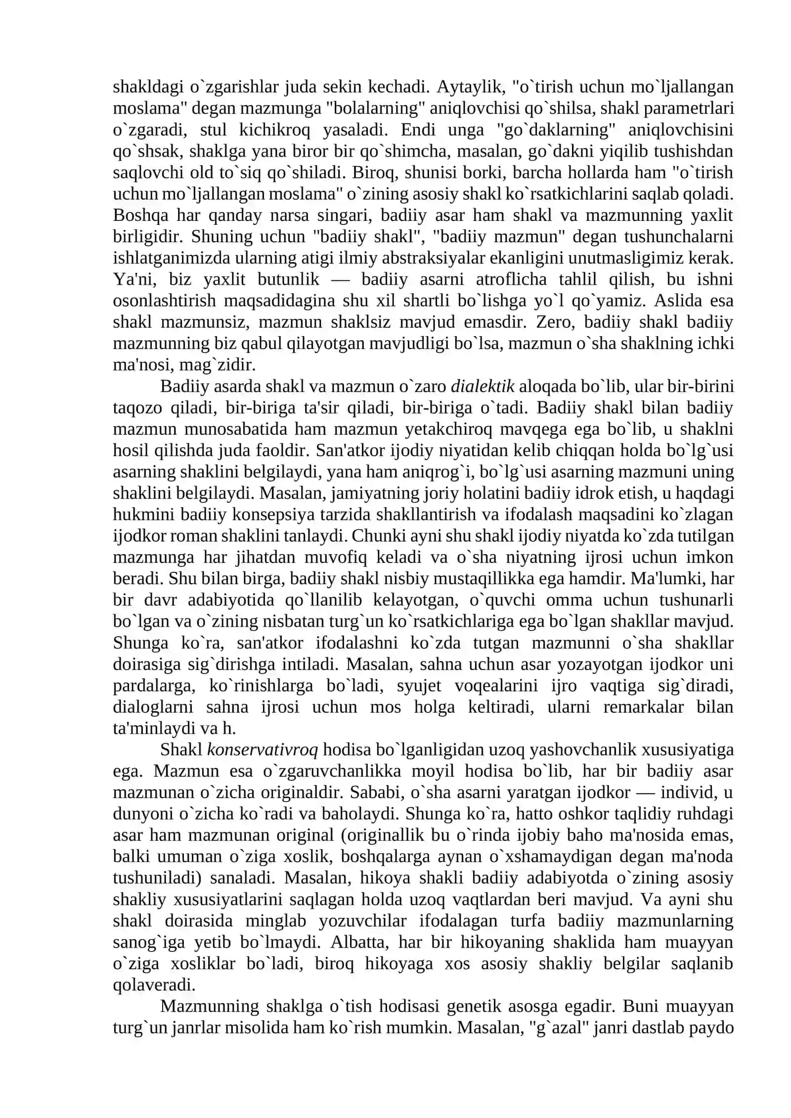BADIIY ASARDA SHAKL VA MAZMUNNING MUTANOSIBLIGI 2